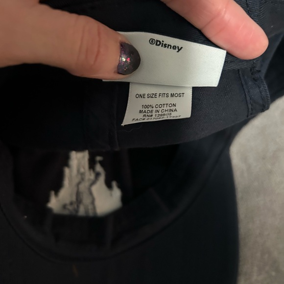 Disney Parks navy embroidered Walt Disney Mickey Castle ball cap adjustable - Picture 5 of 6